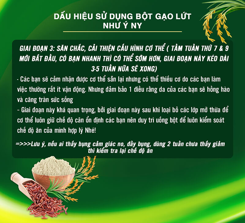 dau hieu hieu qua sau khi su dung