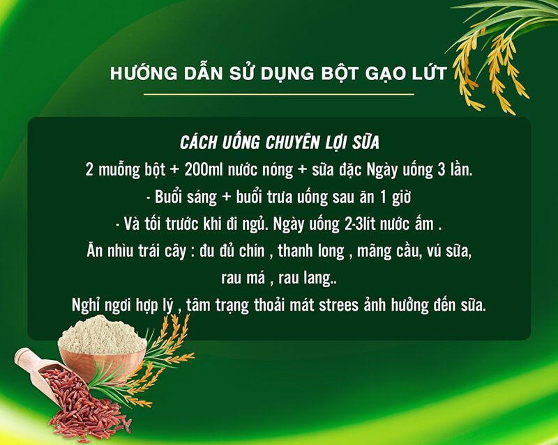 huong dan su dung bot gao lut Nhy Y Ny